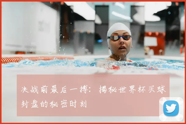 决战前最后一搏:揭秘世界杯买球封盘的秘密时刻